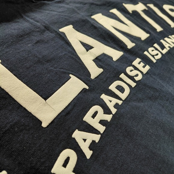Vintage Atlantis Spirit Jersey Long Sleeve Shirt Paradise Island Mens MEDIUM USA - Picture 4 of 11